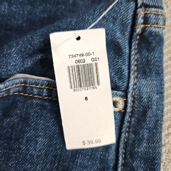Old Navy Jeans Women's Size 6 (29x27) NWT High-Rise Straight Medium Wash Stretch - Picture 9 of 16